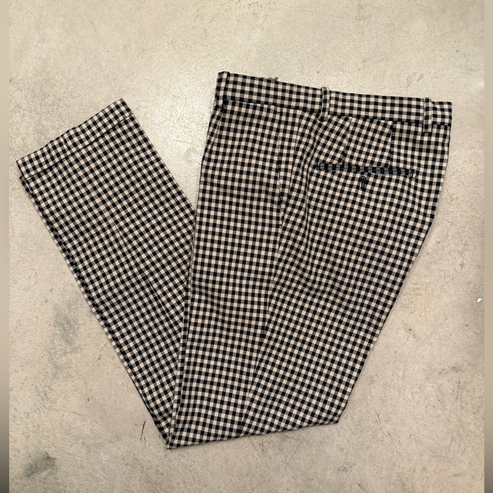 MANGO, thick gingham linen (US size 32 x 34)
